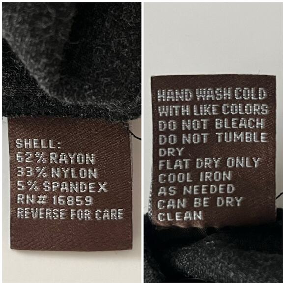 J. McLaughlin Ponte Knit Pants Crop Ankle Skinny Stretch Charcoal Gray Size 0/26 - Picture 7 of 9